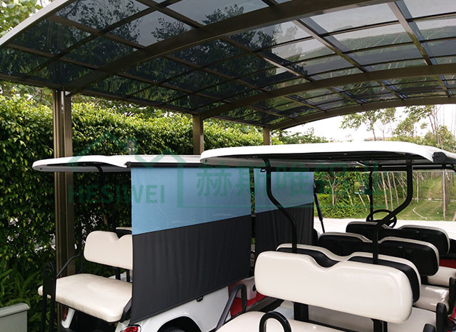 廣東東莞單位小區(qū)車棚