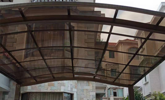 別墅住宅停車棚案例