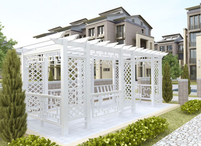 鋁合金長廊葡萄架