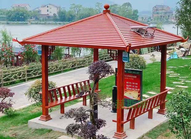 戶外四角涼亭