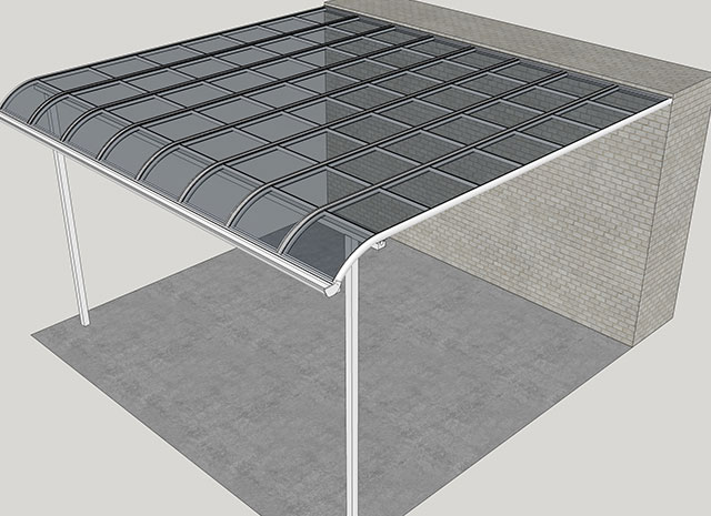 鋁合金車棚廠家直供